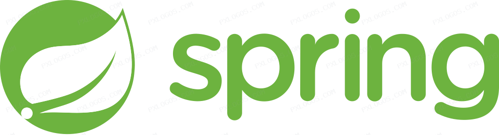 Spring Wordmark Logo PNG with transparent background