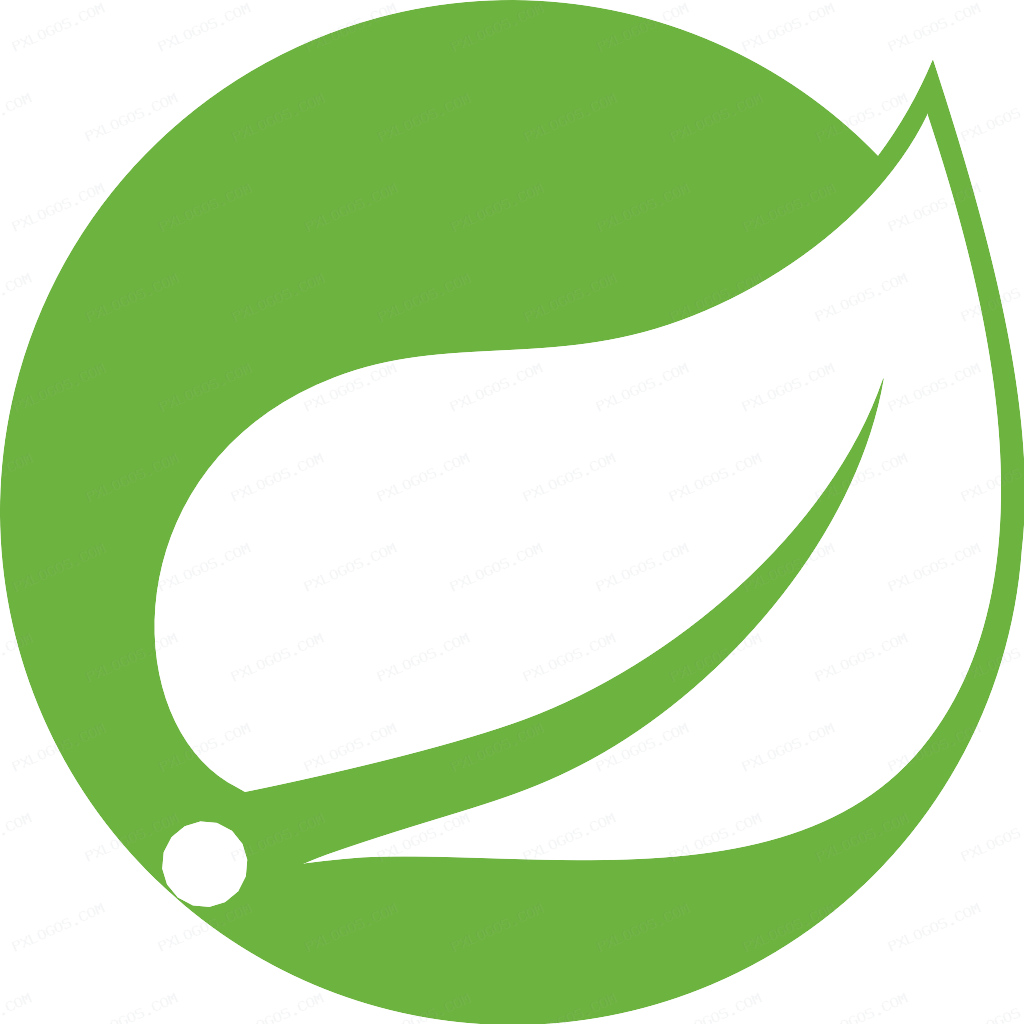 Springboot Initializer Logo PNG with transparent background