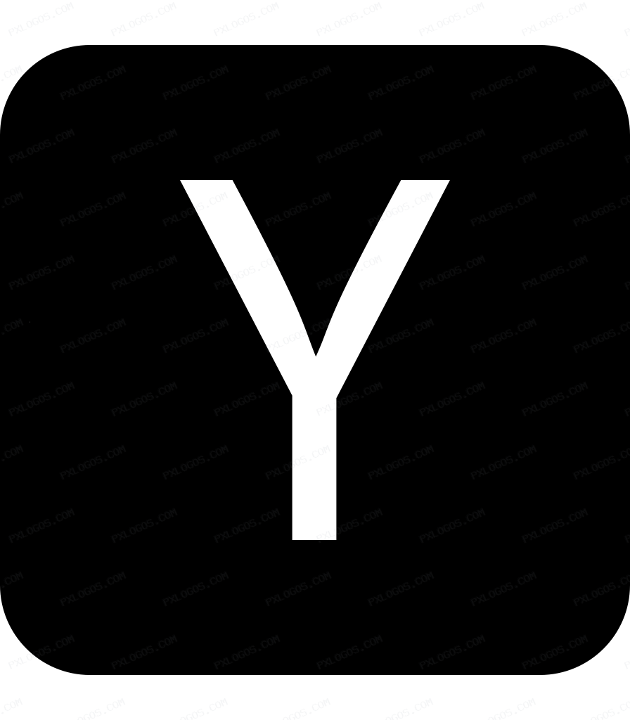 Square Hacker News Logo PNG with transparent background