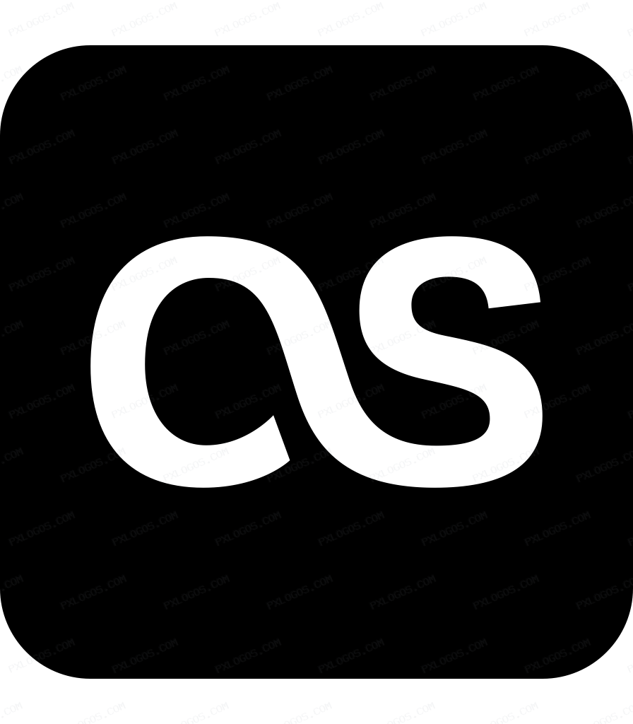 Square Lastfm Logo PNG with transparent background