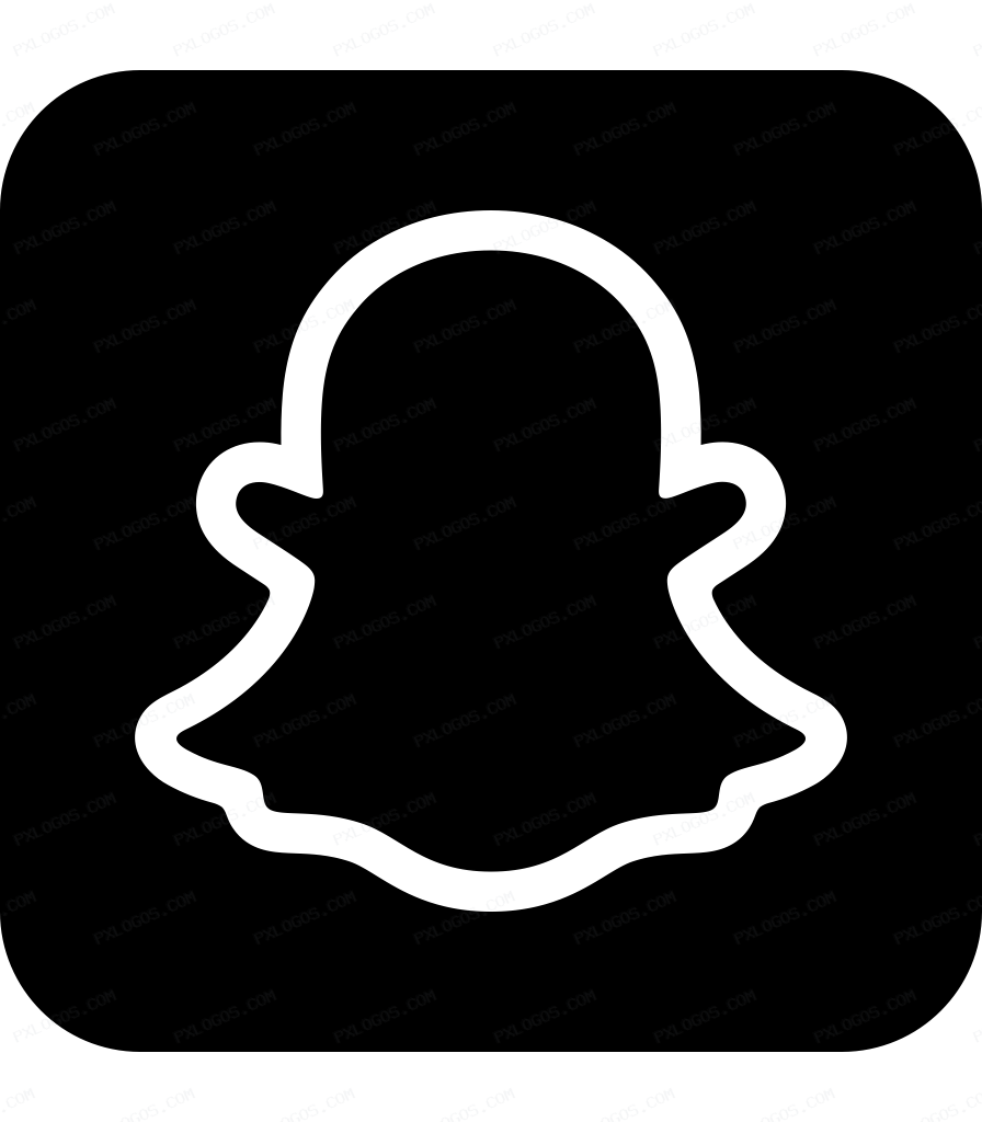 Square Snapchat Logo PNG with transparent background