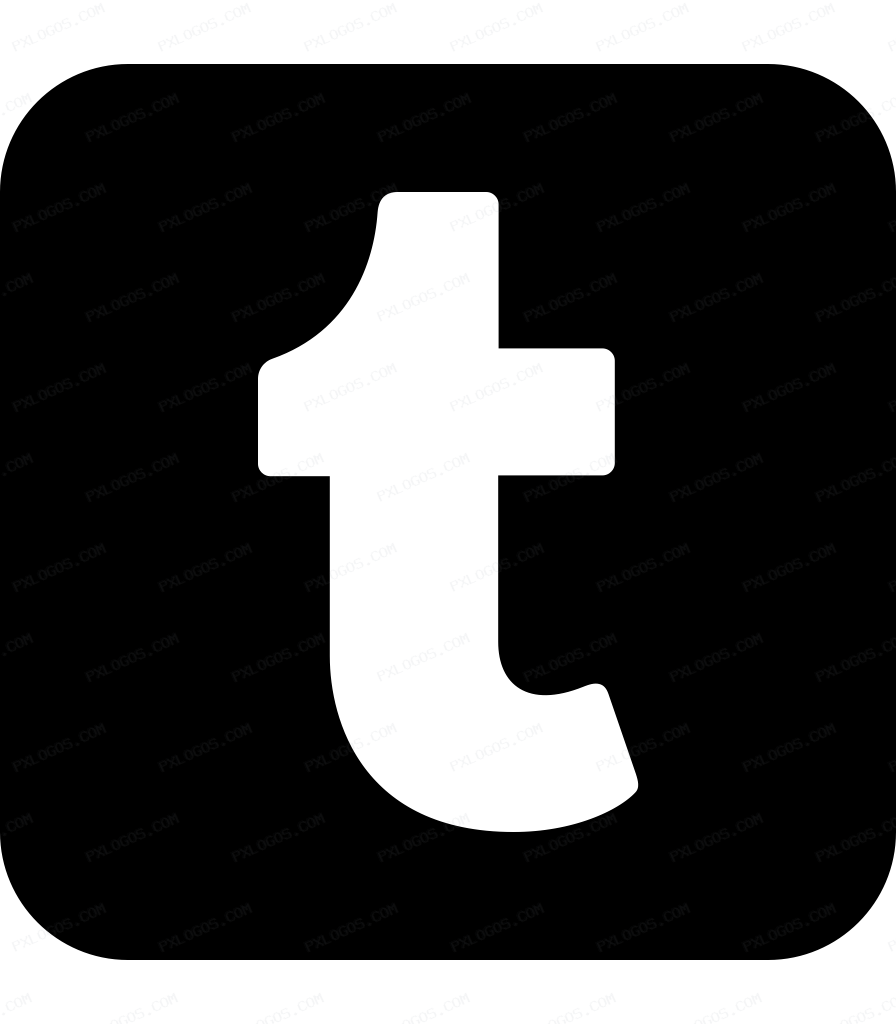 Square Tumblr Logo PNG with transparent background