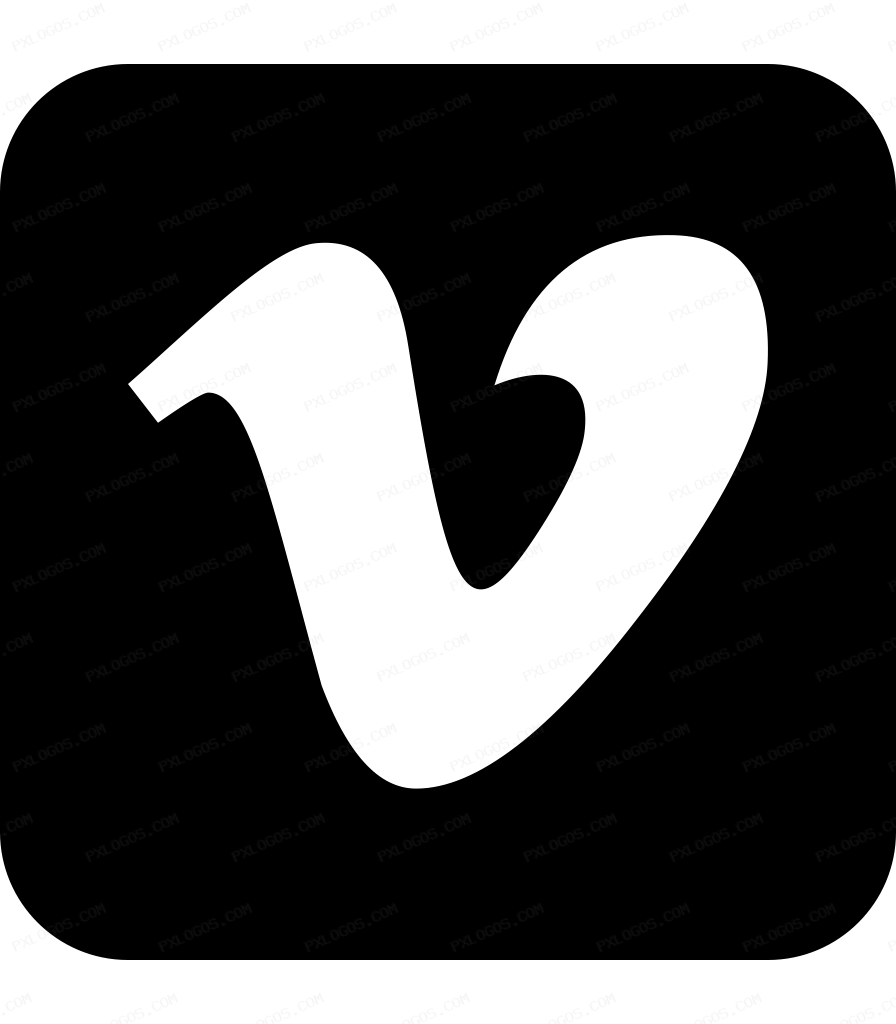 Square Vimeo Logo PNG with transparent background