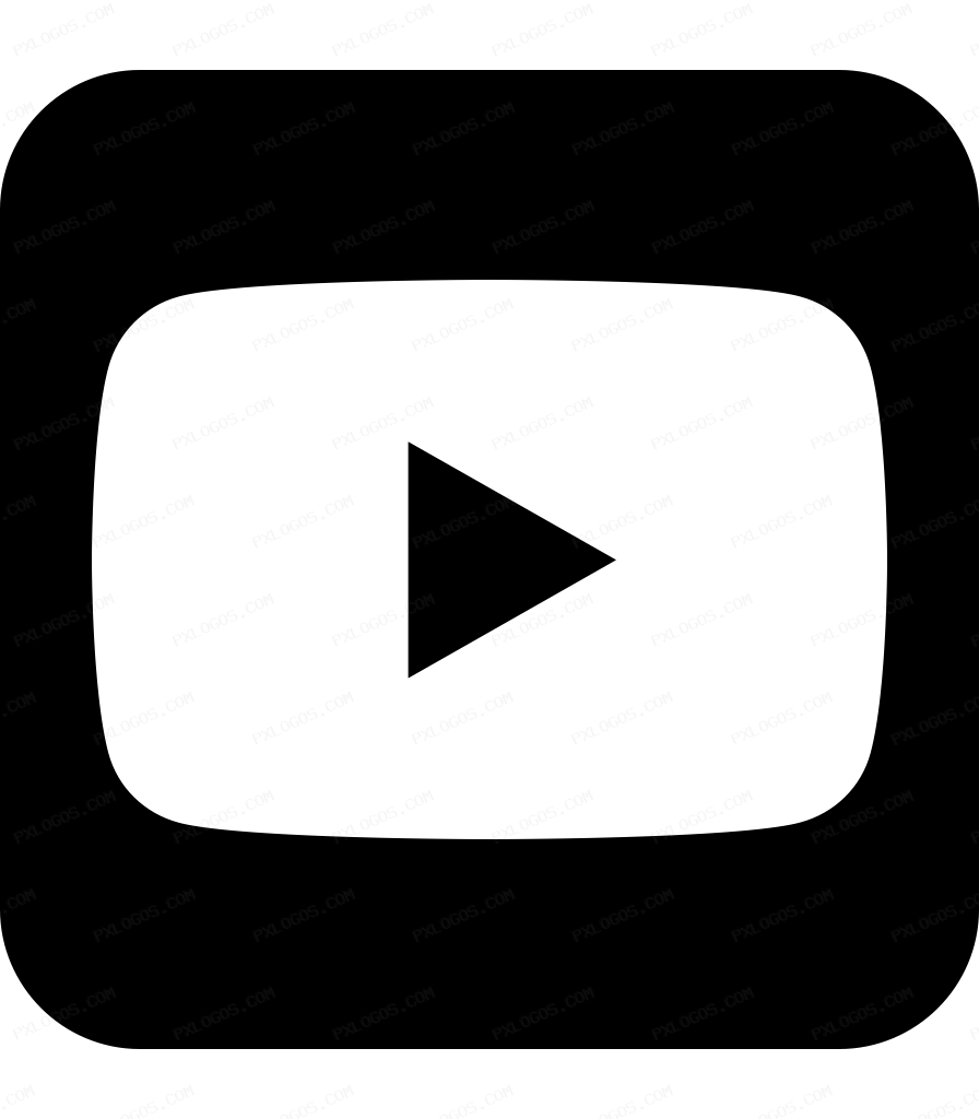 Square YouTube Logo PNG with transparent background