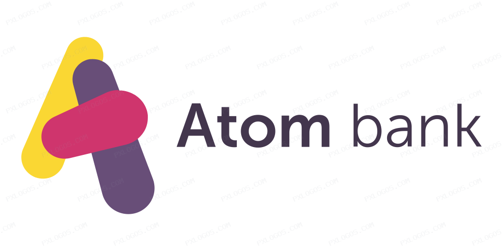 Atombank Wordmark Logo PNG with transparent background