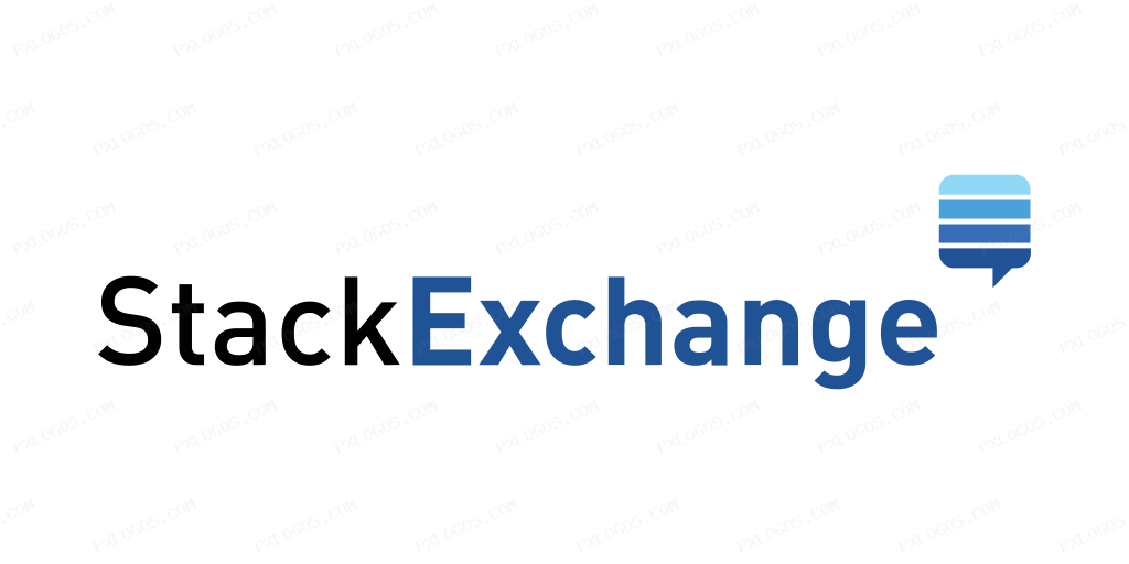 Stackexchange Wordmark Logo PNG with transparent background