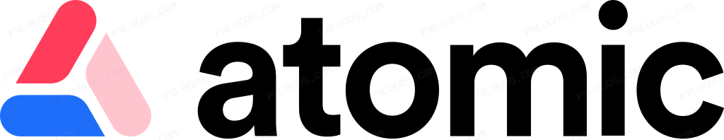 Atomic Wordmark Logo PNG with transparent background