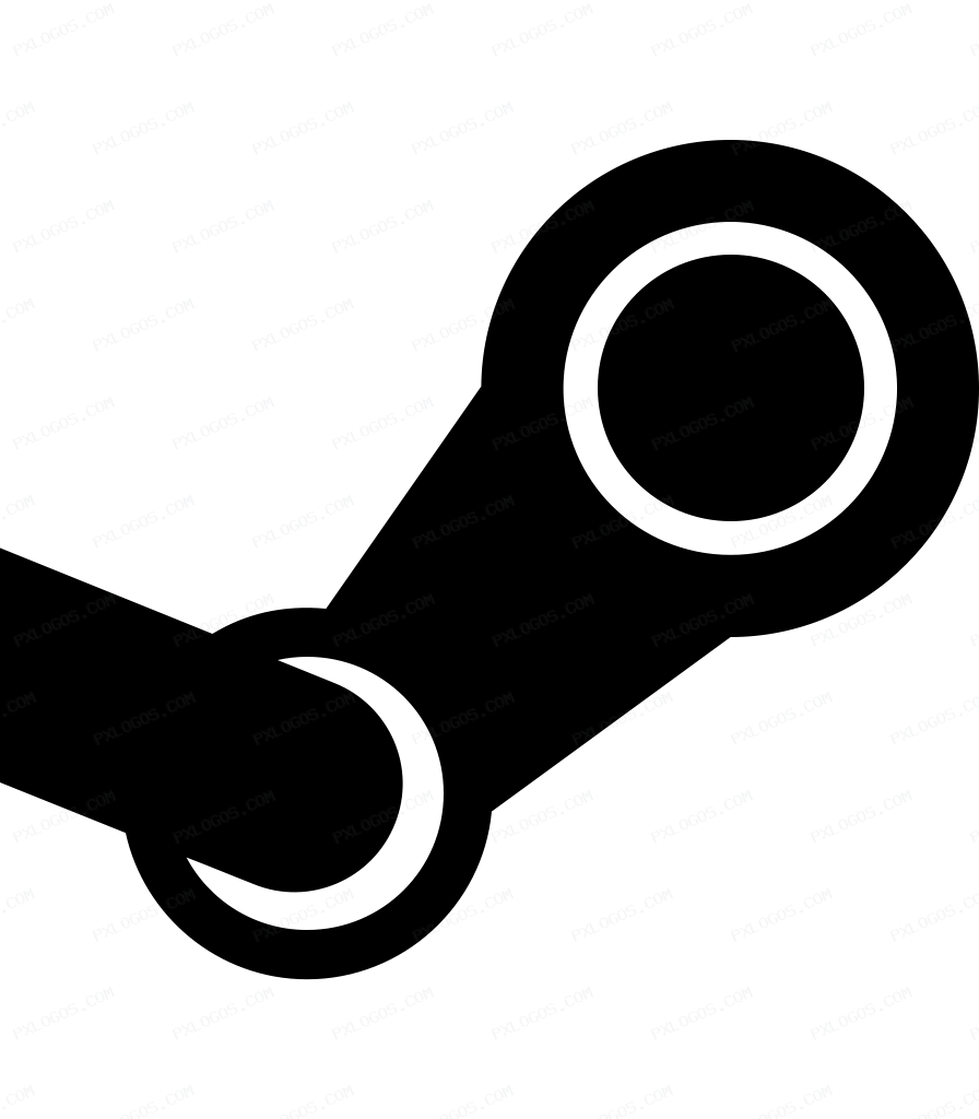 Steam Symbol Logo PNG with transparent background