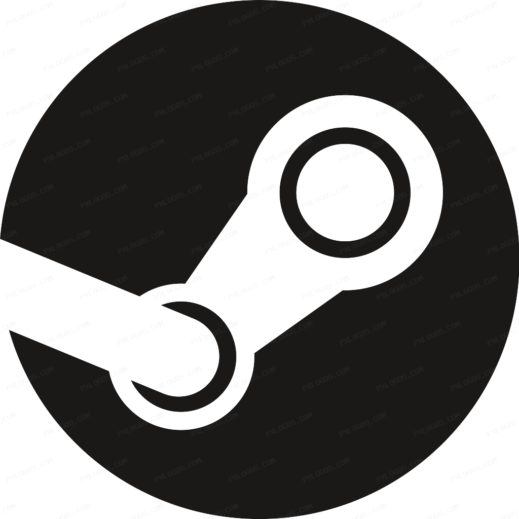 Steam Logo PNG with transparent background