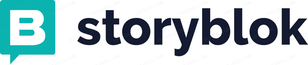 Storyblok Wordmark Logo PNG with transparent background