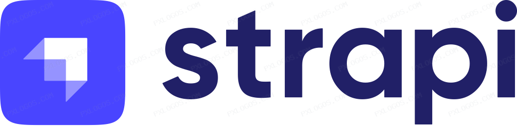 Strapi Wordmark Logo PNG with transparent background