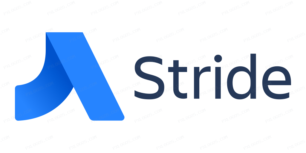 Stride Wordmark Logo PNG with transparent background