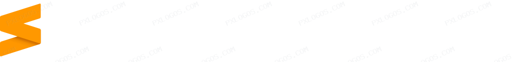 Sublimetext Wordmark Logo PNG with transparent background