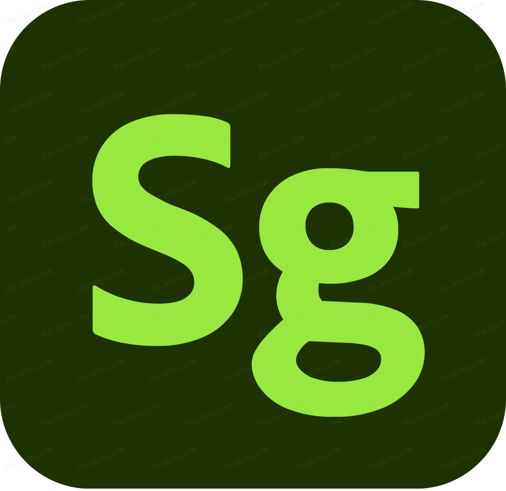 Substance 3d Stager Logo PNG with transparent background