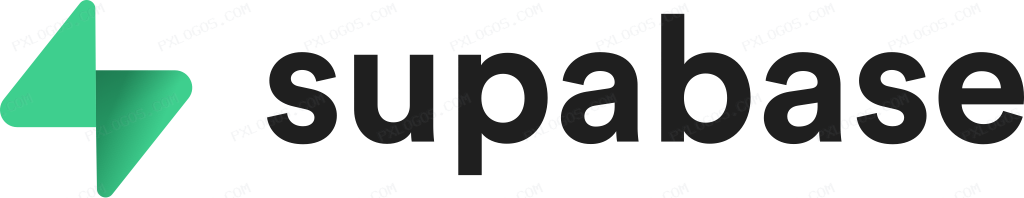 Supabase Wordmark Logo PNG with transparent background