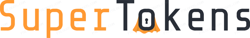 Supertokens Wordmark Logo PNG with transparent background