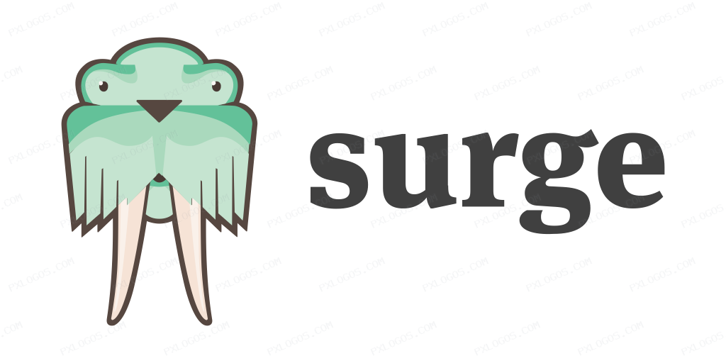 Surgesh Wordmark Logo PNG with transparent background