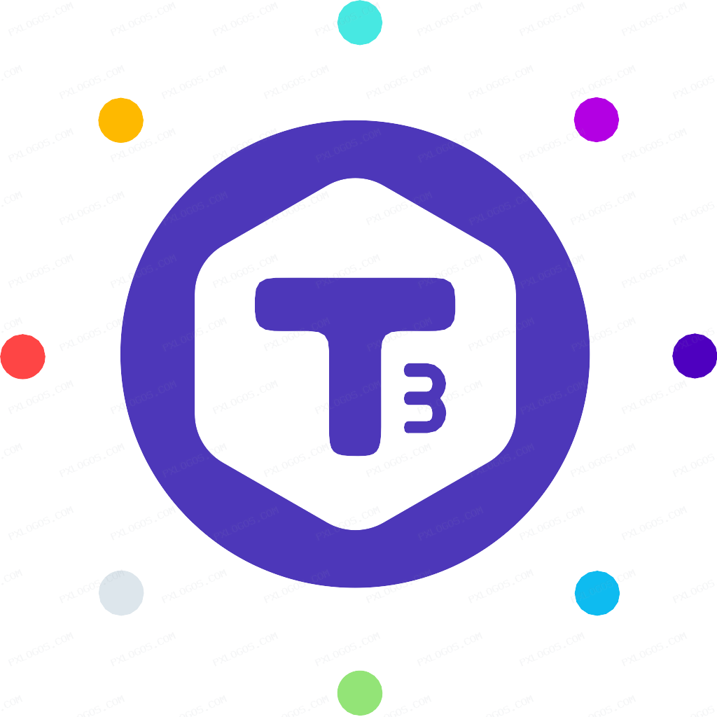 T3 Logo PNG with transparent background