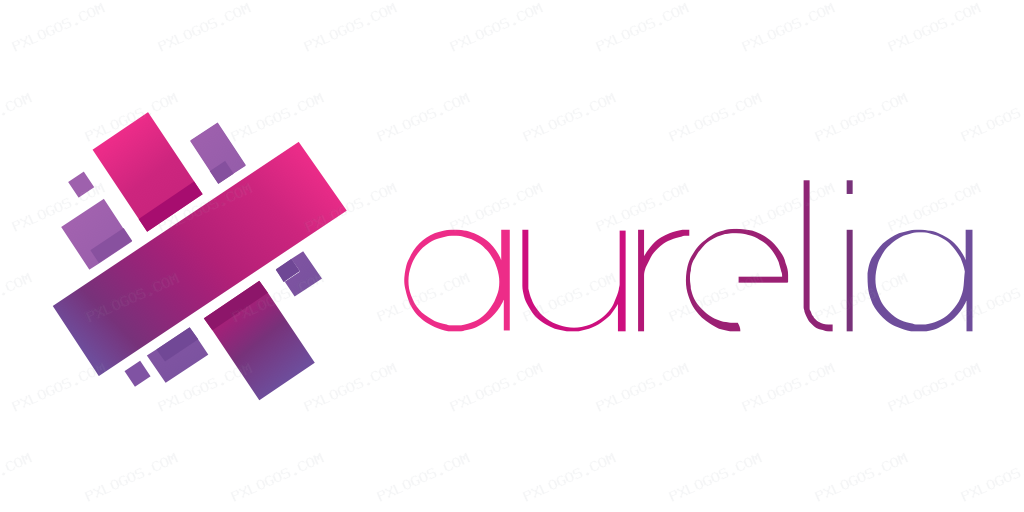 Aureliaio Wordmark Logo PNG with transparent background