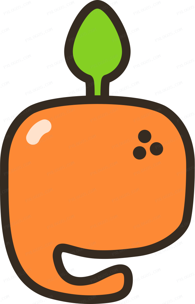 Tangerine UI Logo PNG with transparent background