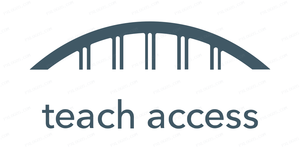 Teachaccess Wordmark Logo PNG with transparent background