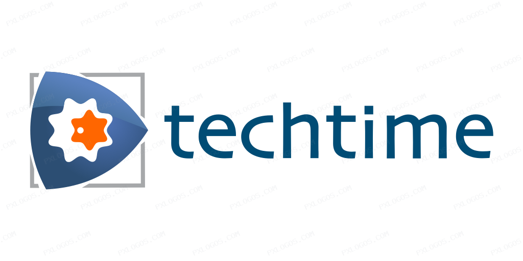 Techtime Wordmark Logo PNG with transparent background