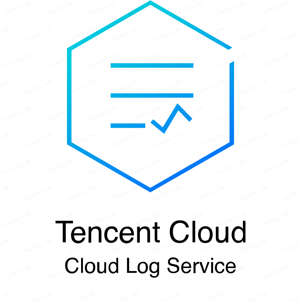 Tencent Cloud Log Service Logo PNG with transparent background