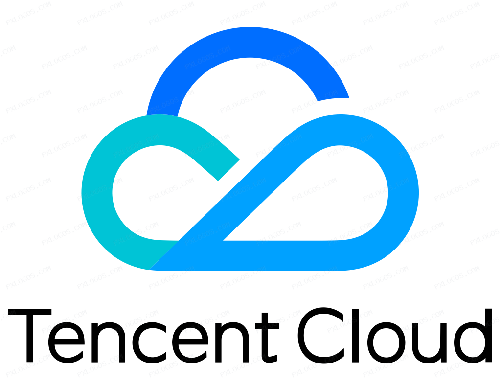 Tencent Cloud Logo PNG with transparent background