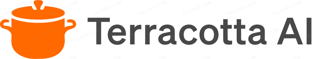 Terracotta AI Logo PNG with transparent background