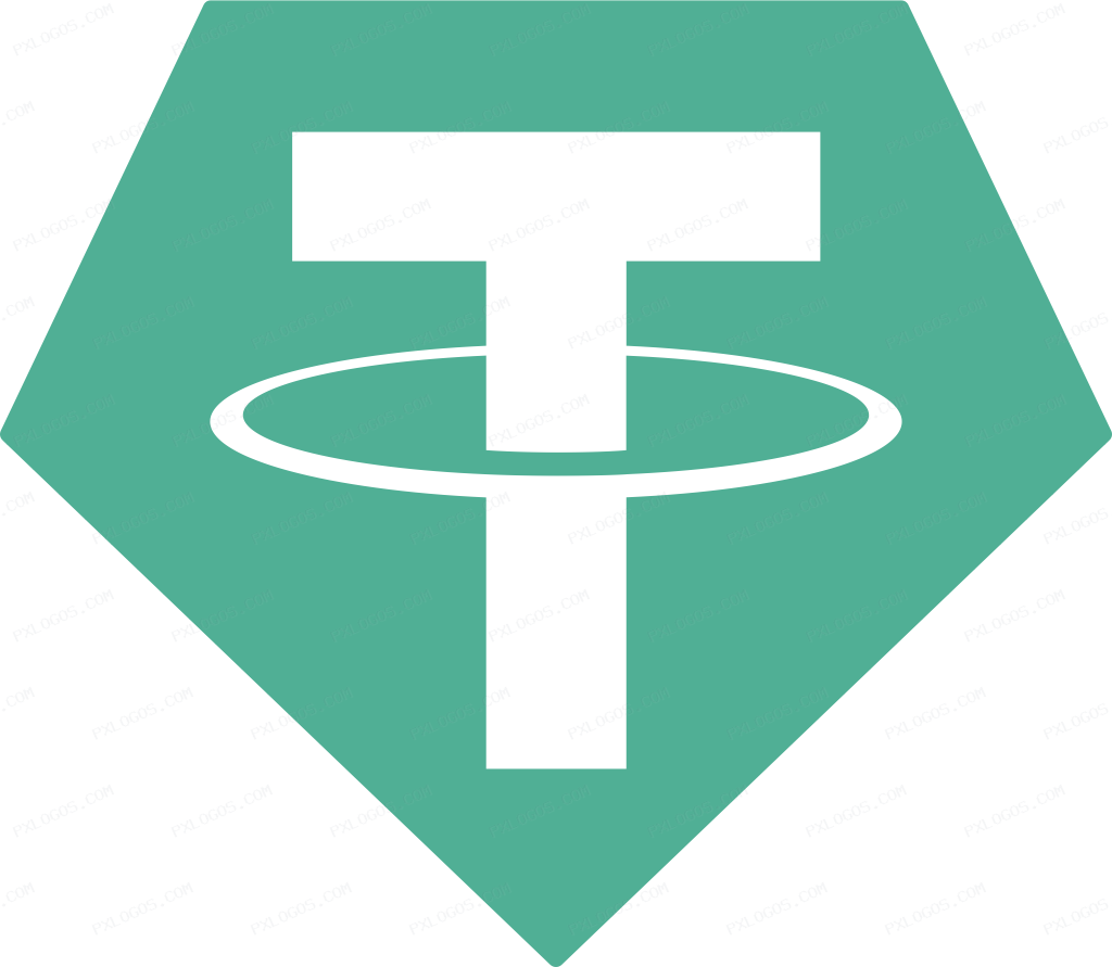 Tether Logo PNG with transparent background