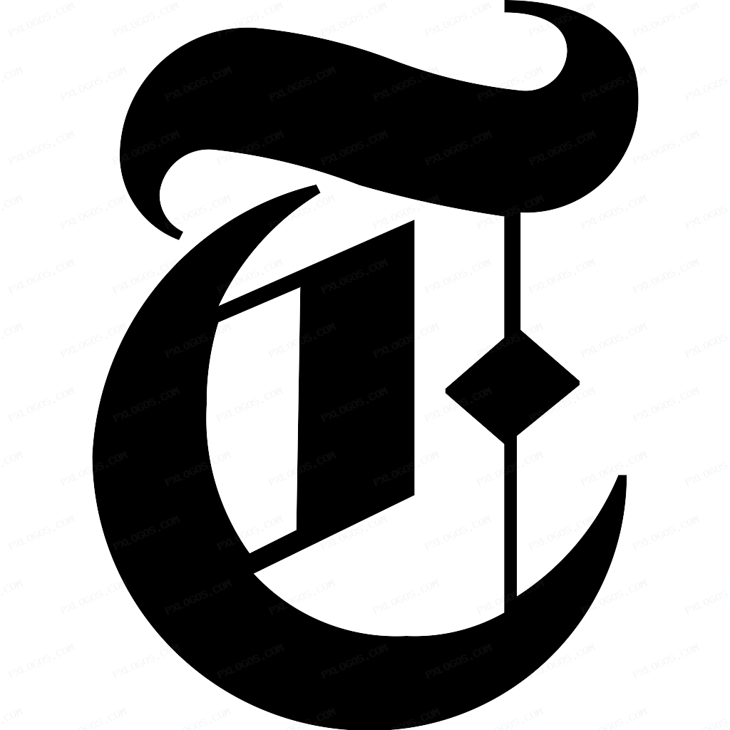 The New York Times Logo PNG with transparent background