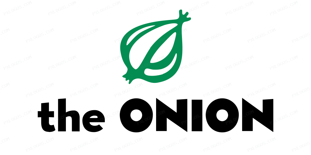 Theonion Wordmark Logo PNG with transparent background