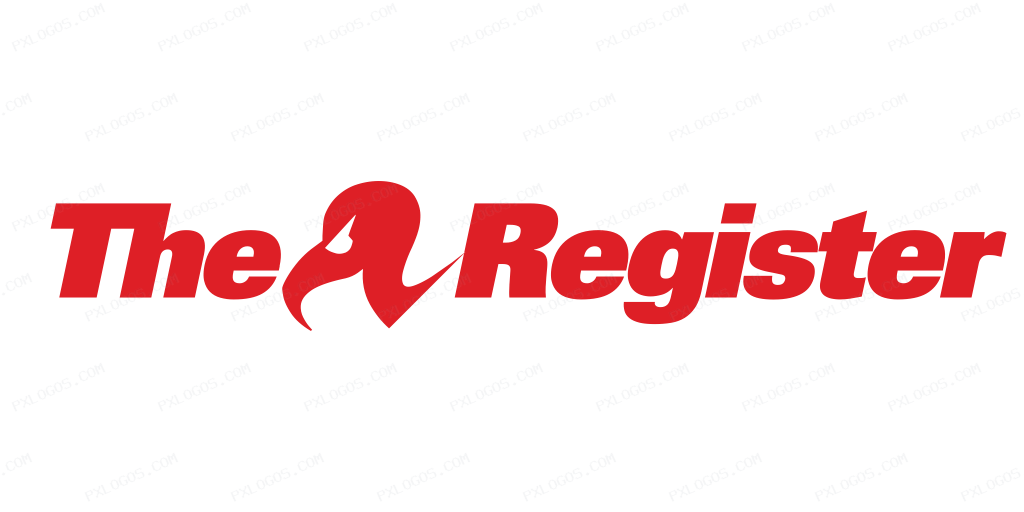 Theregistercouk Wordmark Logo PNG with transparent background