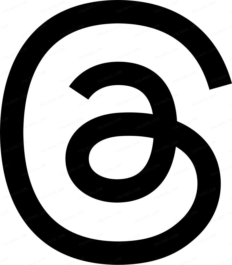 Threads Logo PNG with transparent background