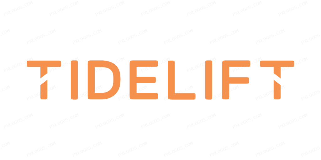Tidelift Wordmark Logo PNG with transparent background