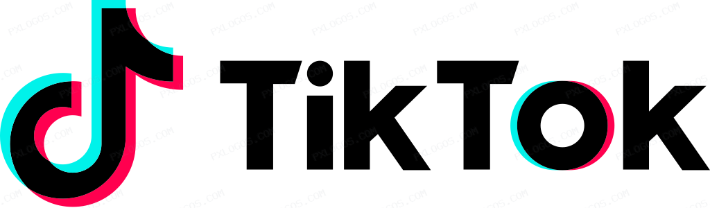 Tiktok Wordmark Logo PNG with transparent background