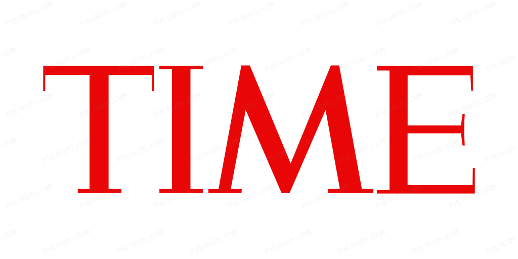 Time Wordmark Logo PNG with transparent background