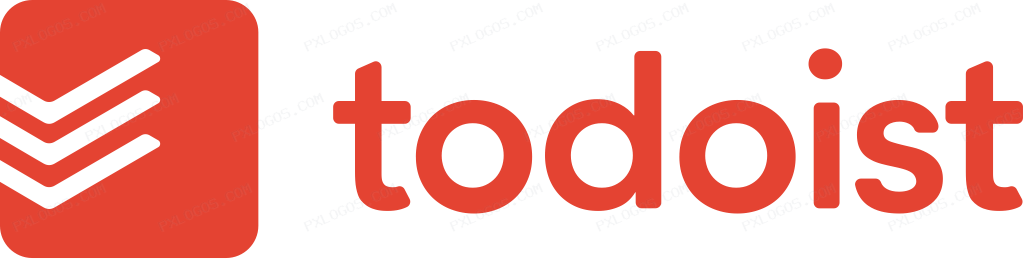 Todoist Wordmark Logo PNG with transparent background