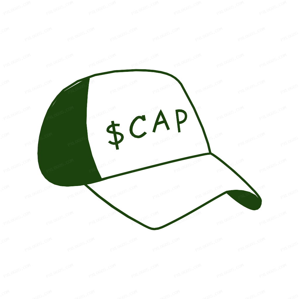 Token Cap Logo PNG with transparent background