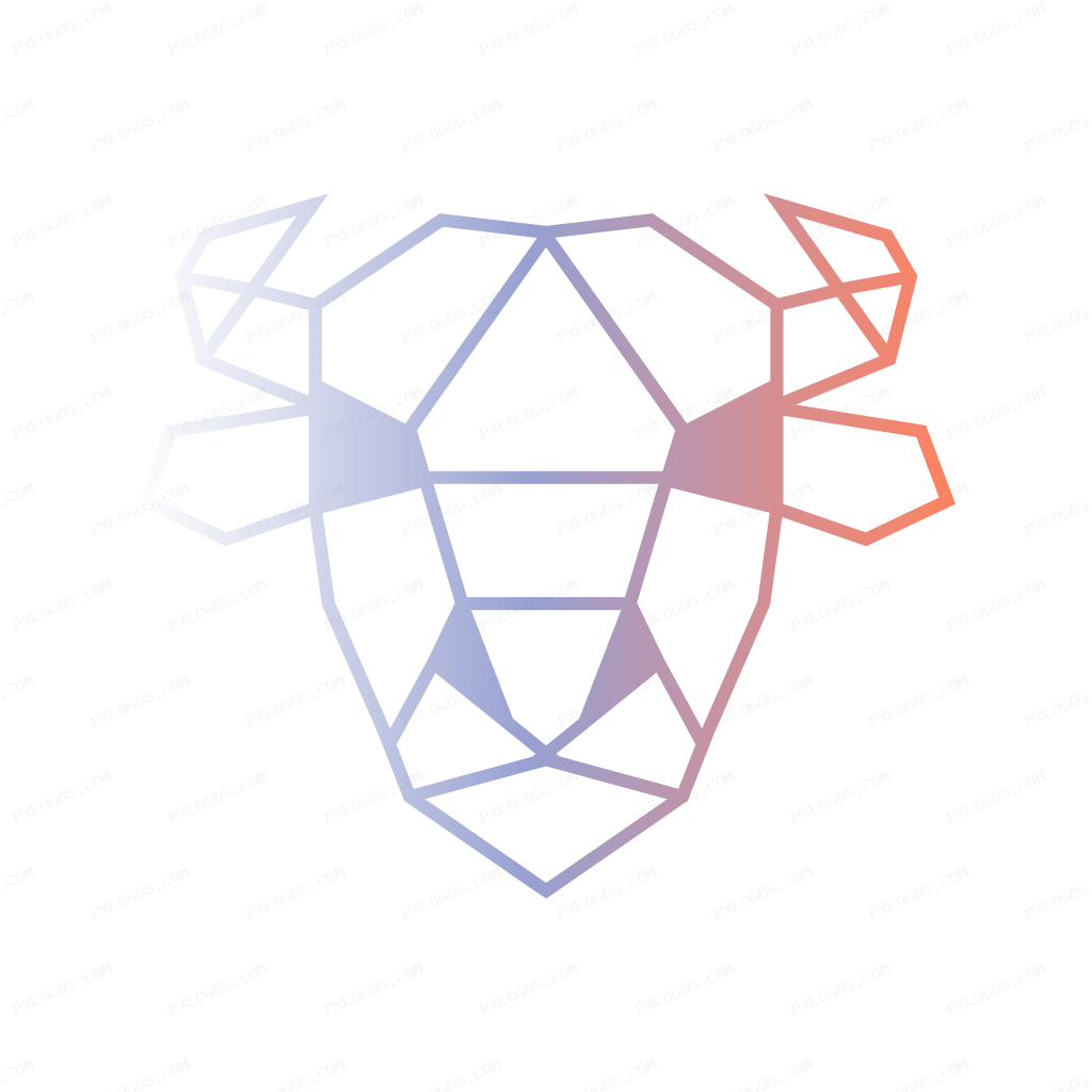 Token Cow Logo PNG with transparent background