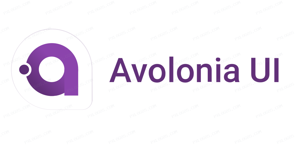 Avaloniauinet Wordmark Logo PNG with transparent background