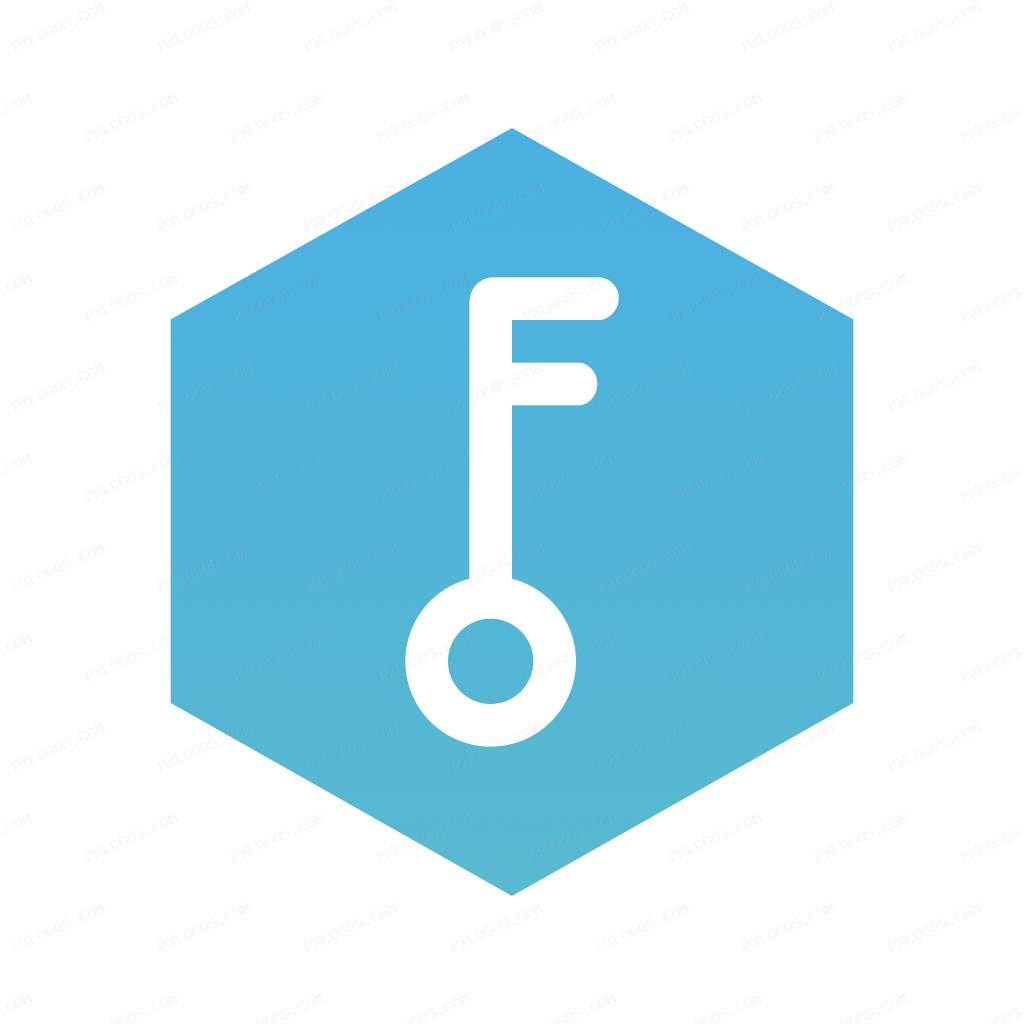 Token Key Logo PNG with transparent background