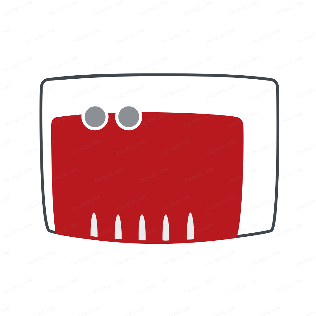 Avm Fritzbox 7490 Logo PNG with transparent background