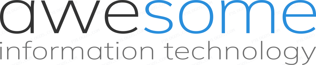 Awesome Information Technology Logo PNG with transparent background