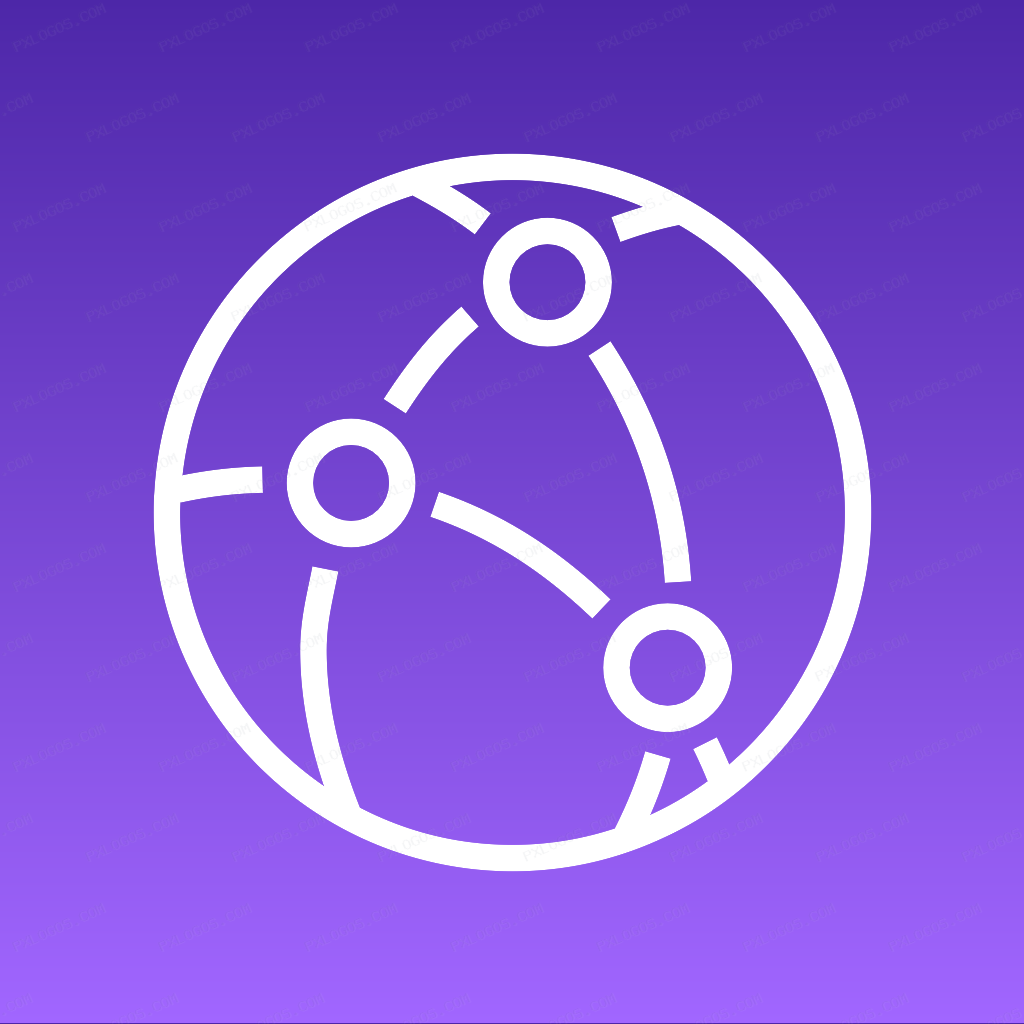 AWS Cloudfront Logo PNG with transparent background