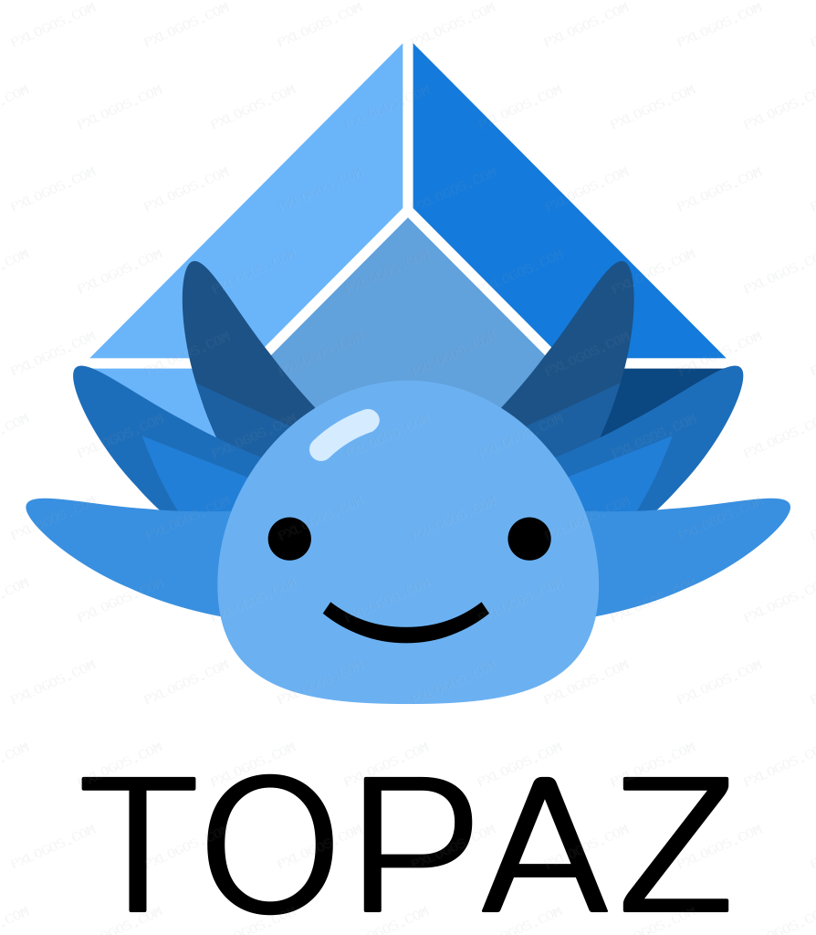 Topaz Logo PNG with transparent background