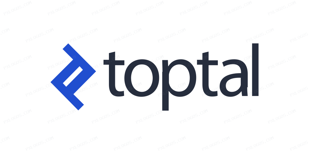 Toptal Wordmark Logo PNG with transparent background