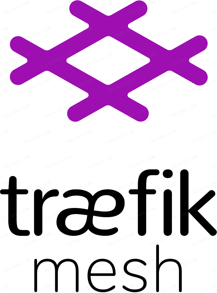 Traefik Mesh Logo PNG with transparent background