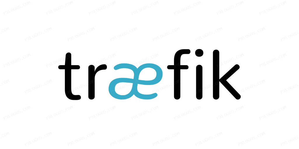 Traefikio Wordmark Logo PNG with transparent background