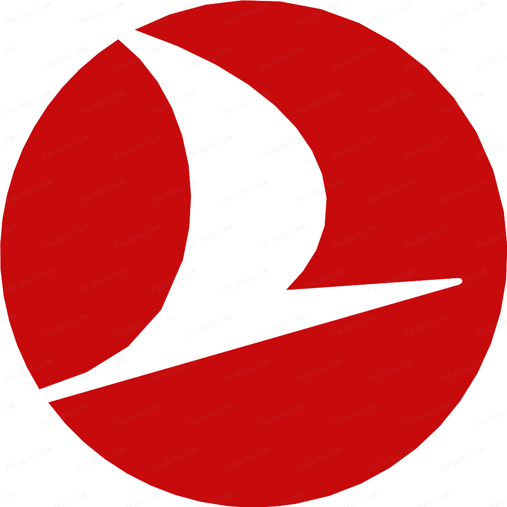 Turkish Airlines Logo PNG with transparent background